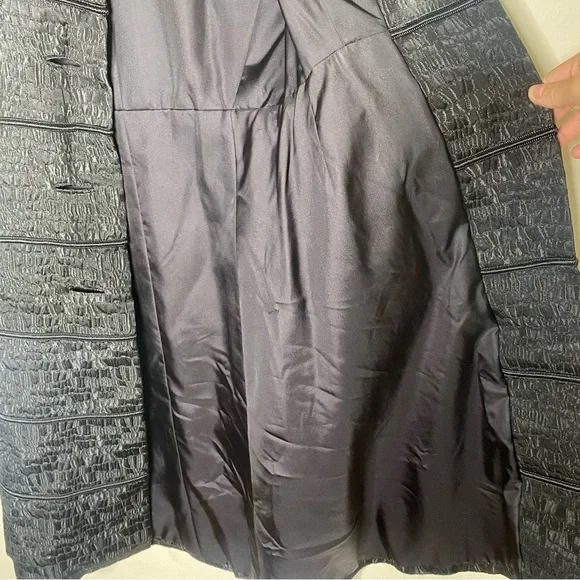 Nettie Vogues Nettie Rosenstein Vtg 60s Black Jacket Made in England Size XS-S - Picture 9 of 12